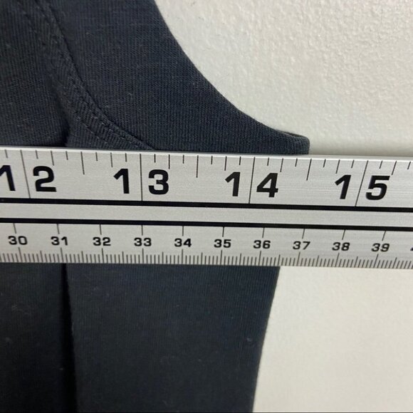 Lululemon Maxi Tank Dress Black Sleeveless Size 2 Pima Cotton 2020 All Yours - Picture 12 of 14